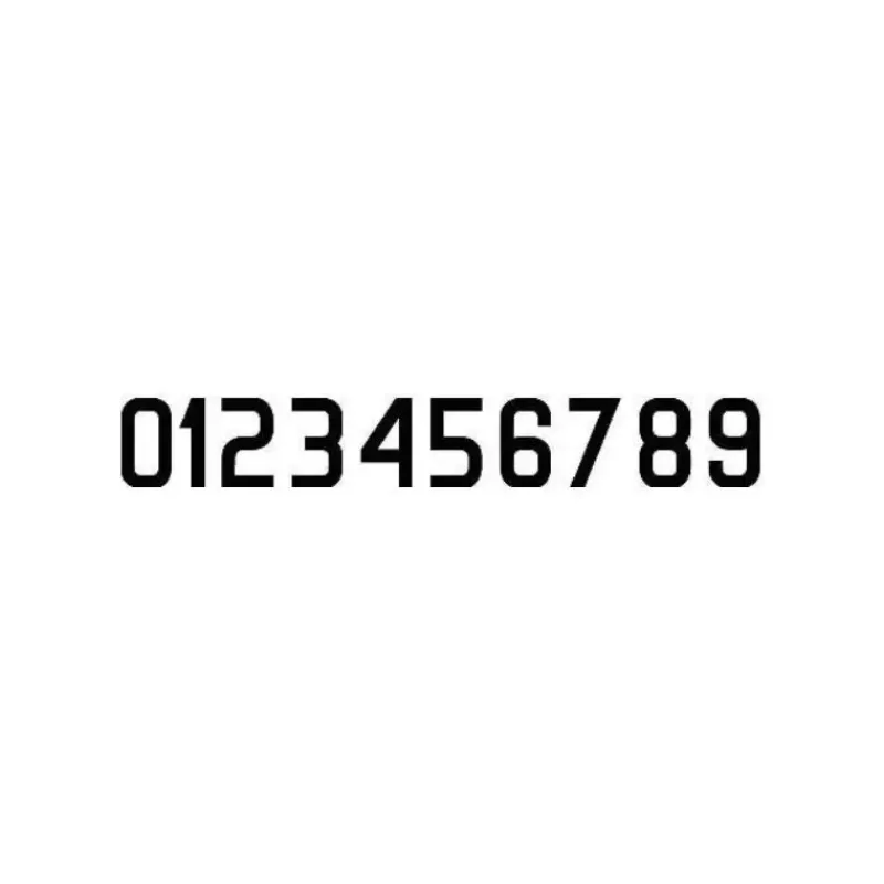 Discount Chiffre noir 180 mm coque dure Pavillon, Librairie & Cartographie·Lettre & Immatriculation