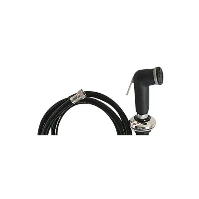 Douchette noire + flexible + support*Plastimo Outlet