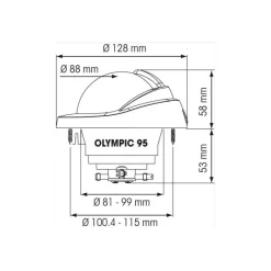 Online Olympic 95 Compas, Jumelles, Sextant·Compas De Route