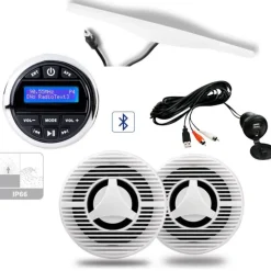 Pack Radio DAB BT + Antenne + Paire de HP | 120 W*Plastimo New