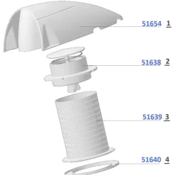 Pièces détachées boite dorade profilée*Plastimo Best