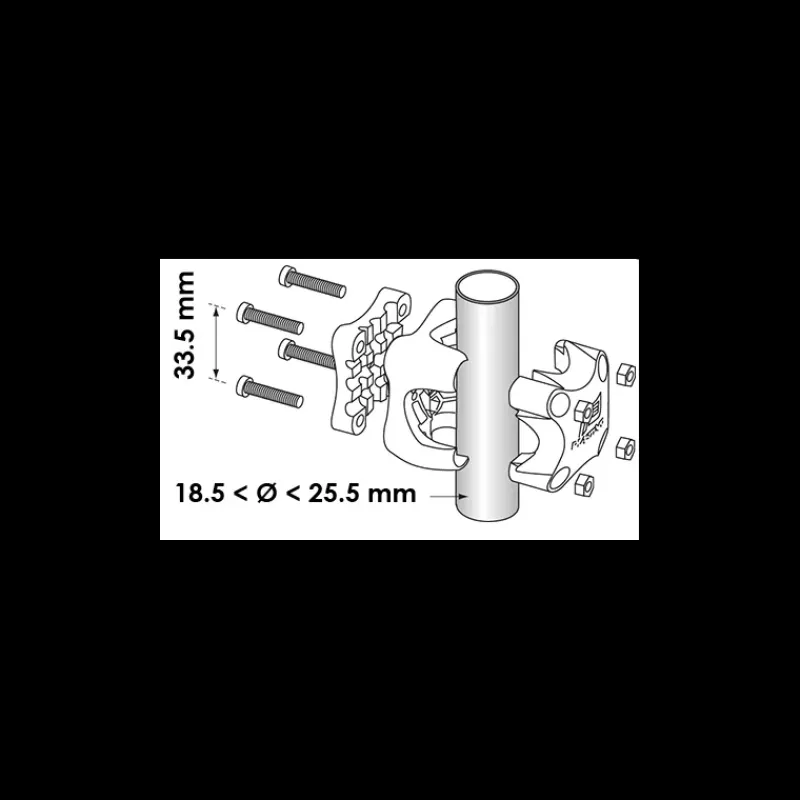 Plasticlip Support Antenne VHF/GPS*Plastimo Clearance