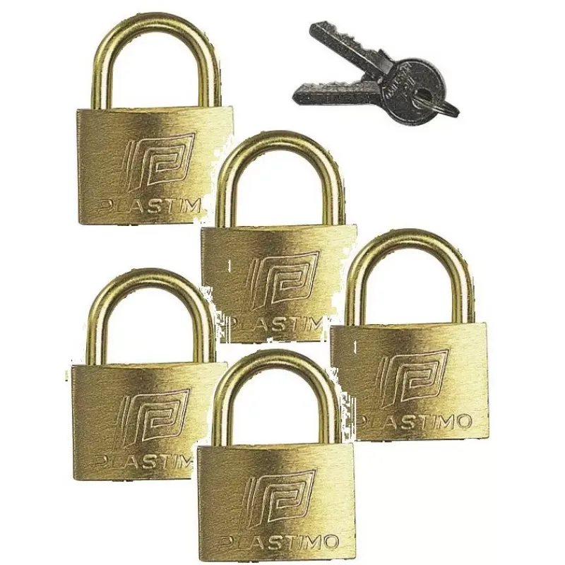 New Set de 5 cadenas 40 mm Campement Extérieur·Antivol & Cadenas|Poignée, Verrou & Fermeture Extérieures·Cadenas