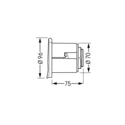 Sortie d'eau EZ Water Rond*Plastimo New