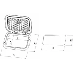 Outlet Trappe d'accès Autre Ouverture·Portillon, Trappe & Coffre|Accastillage De Pont·Trappe & Coffre