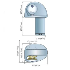 Guindeau Eagle 12 V | 500 W - 6mm*Quick Best