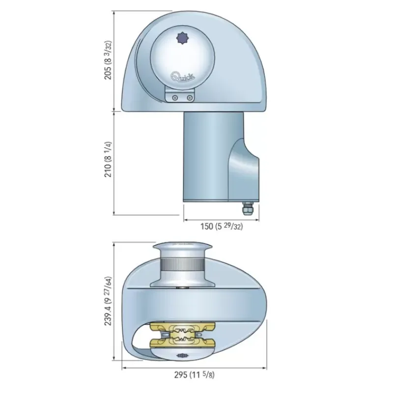 Guindeau Eagle 24 V | 1000 W - Avec Poupée Guindeau·Guindeau Électrique