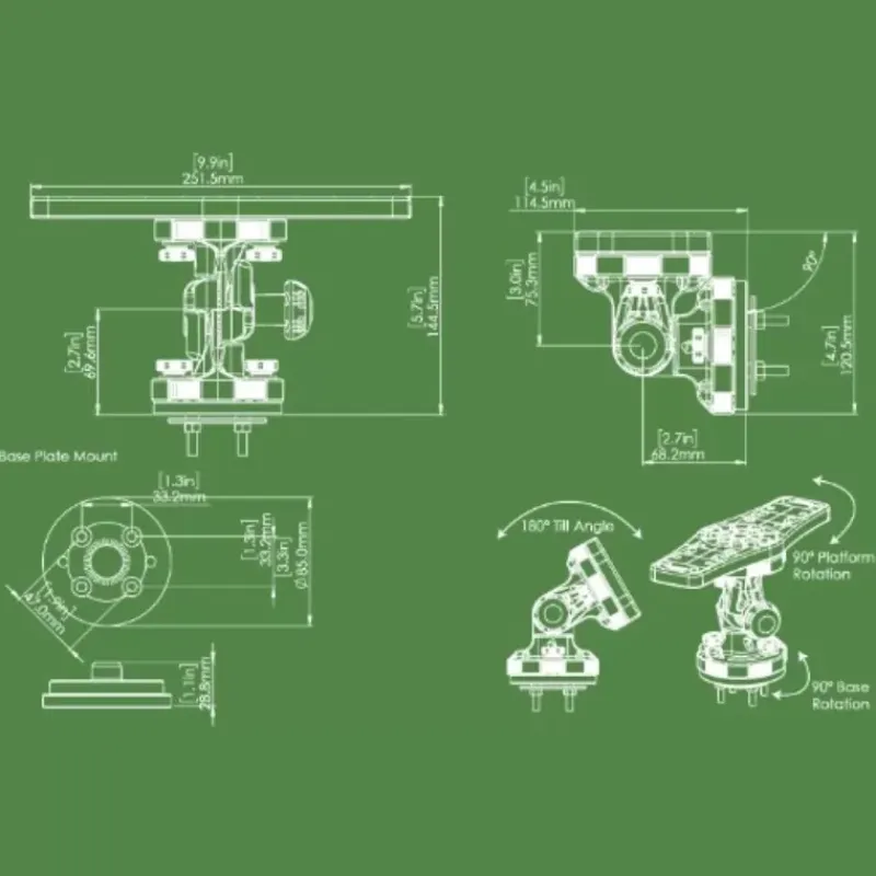 HEXX Plateforme rotative*RAILBLAZA Clearance
