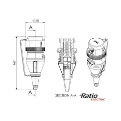 RATIO MP16-110 prise femelle*RATIO Electric Sale