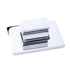 Bouton chromé P-Lock 40 x 30 mm*Reimo Discount