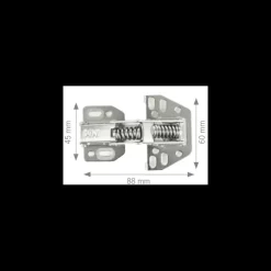 Hot Charnières freinée à rappel x 2 Ameublement & Quincaillerie Intérieure·Charnière De Porte & Meuble