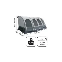 REIMO Marina Air 490 Auvent & Sas·Auvent Pour Caravane