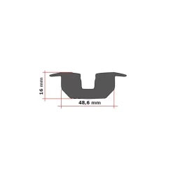 Outlet Rail d'arrimage encastrable Accessoire Extérieur·Aménagement Soute & Coffre