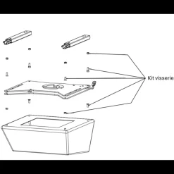 RIB Kit visserie pour embase pivotante*RIB SCOPEMA Sale