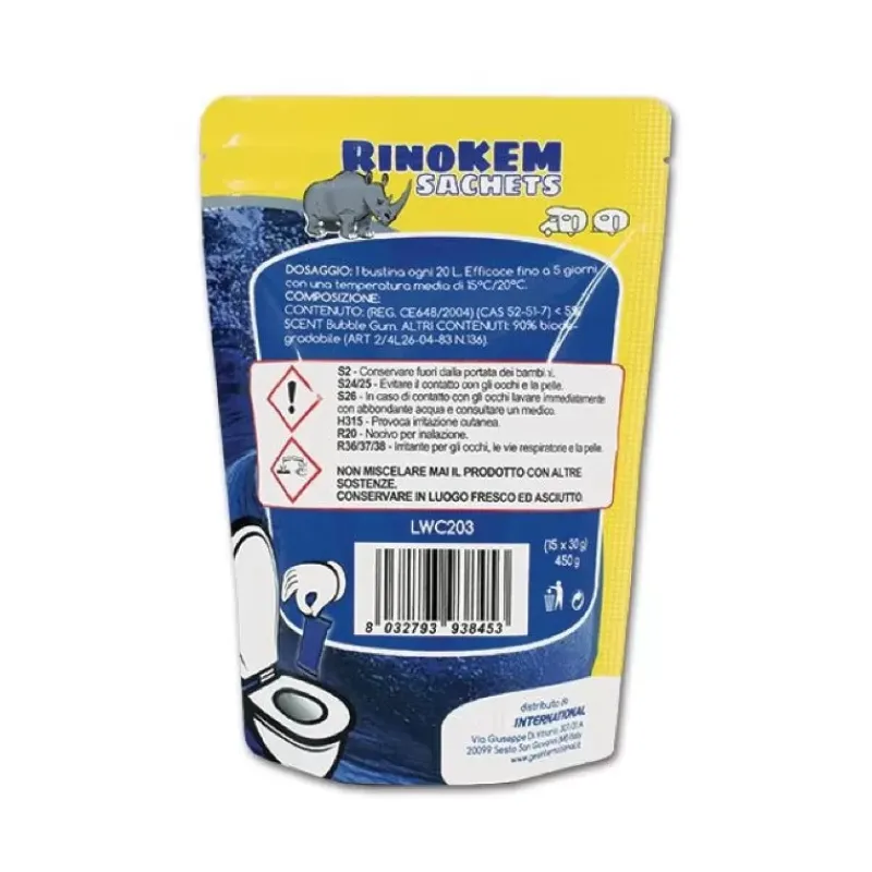 Best RINO RinoKem dosettes WC chimique x15 Wc & Sanitaires·Produit Pour Wc|Wc À Bord·Produit Entretien Wc