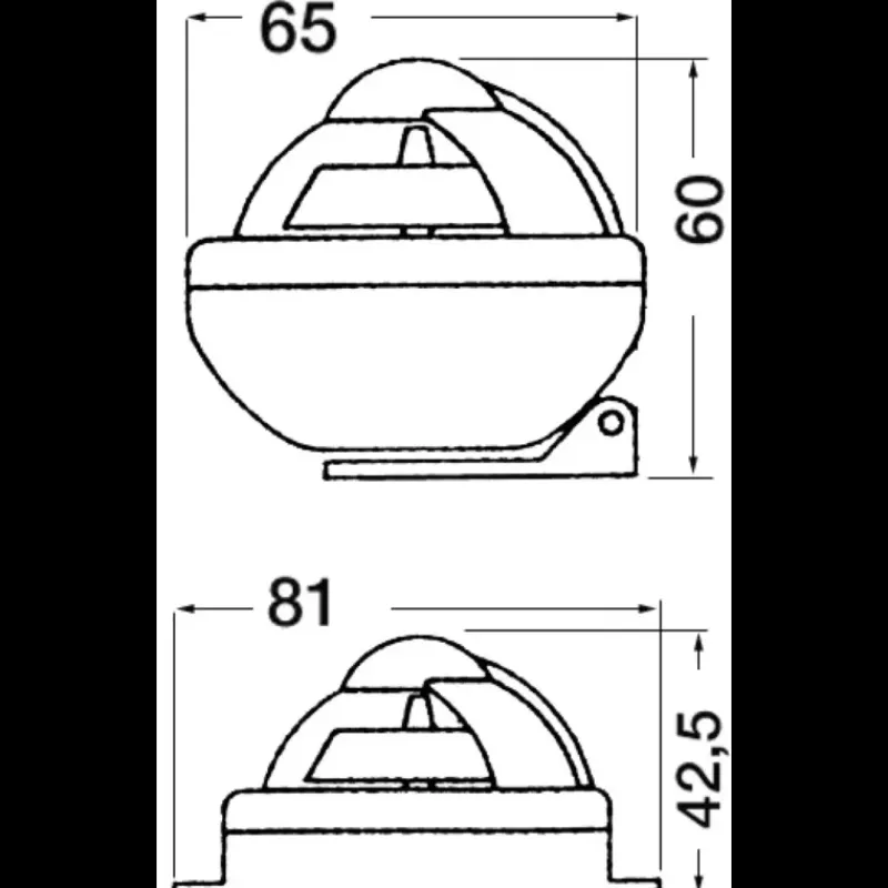 RIVIERA Compas Comet 2'' sur fût*Osculati Online