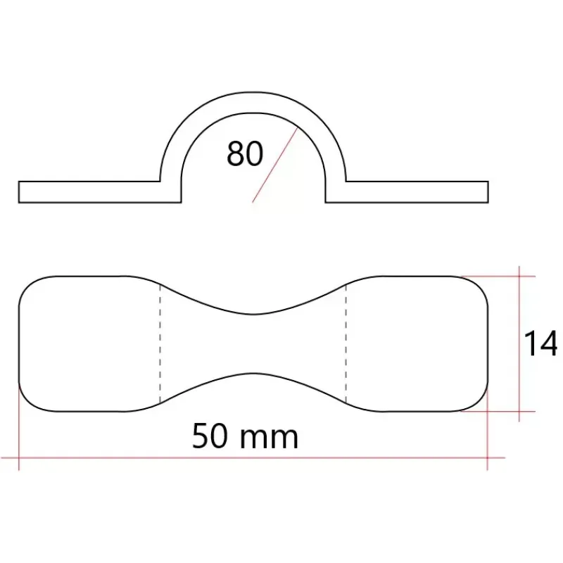 Outlet Eyestrap pontet à coller Manille & Petit Accastillage·Cadène & Pontet