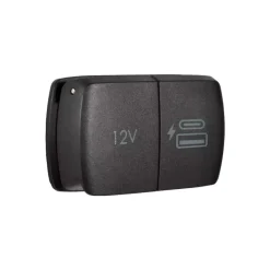 Hot Flip Pro Duo Prise USB-A / USB-C et allume-cigare étanche Distribution & Protection·Prise Et Fiche Dc (Allume Cigare, 12V, Usb...)|Distribution & Protection·Fiche Et Prise Dc (Allume Cigare, 12V, Usb...)