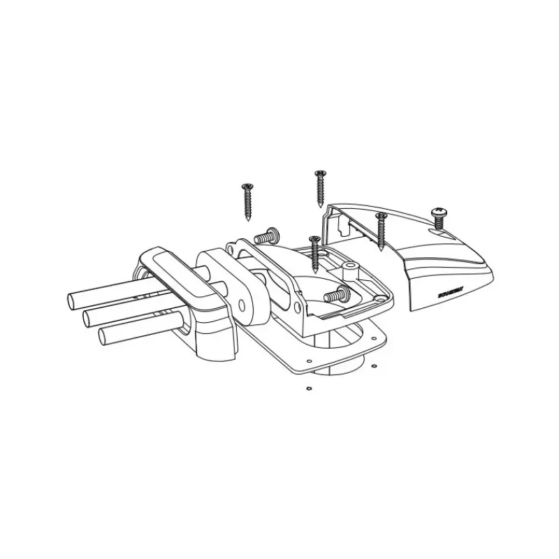 Passe câble DS-H-Multi-BLK Horizontal*Scanstrut