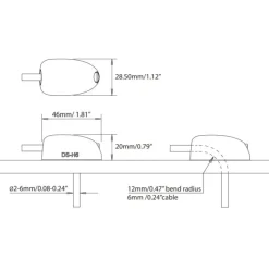 Online Passe-câble noir étanche DS-H6-BLK Distribution & Protection·Passe-Toit Pour Câble|Distribution & Protection·Passe-Câble Étanche