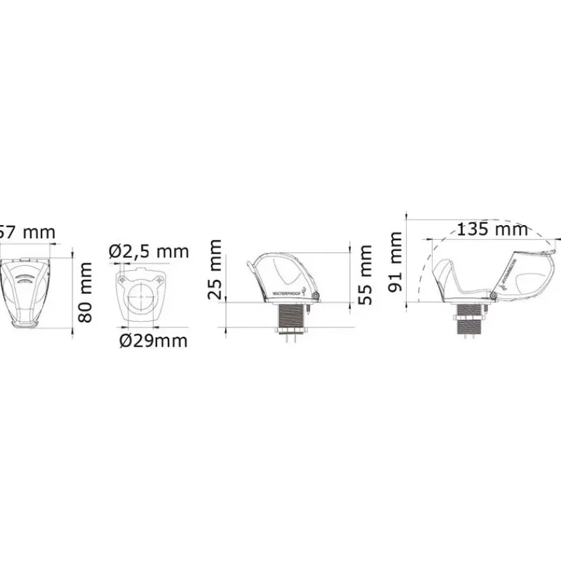Prise double USB étanche*Scanstrut Sale