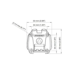 Rokk Mini base à visser RLS-104*Scanstrut Online