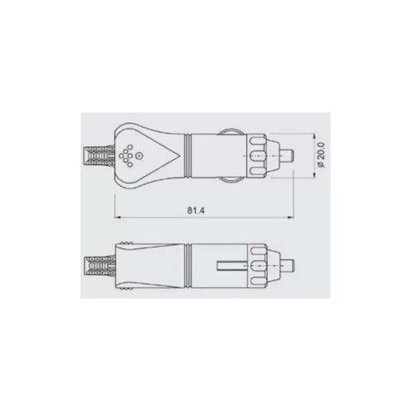 Fiche mâle allume cigare*SCI Discount