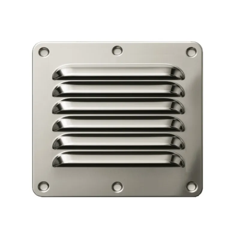 Discount Grille aération slim en inox 15 cm² | 116 x 128 x 4 mm Grille & Aération·Grille D'Aération|Hublot & Aération·Grille D'Aération