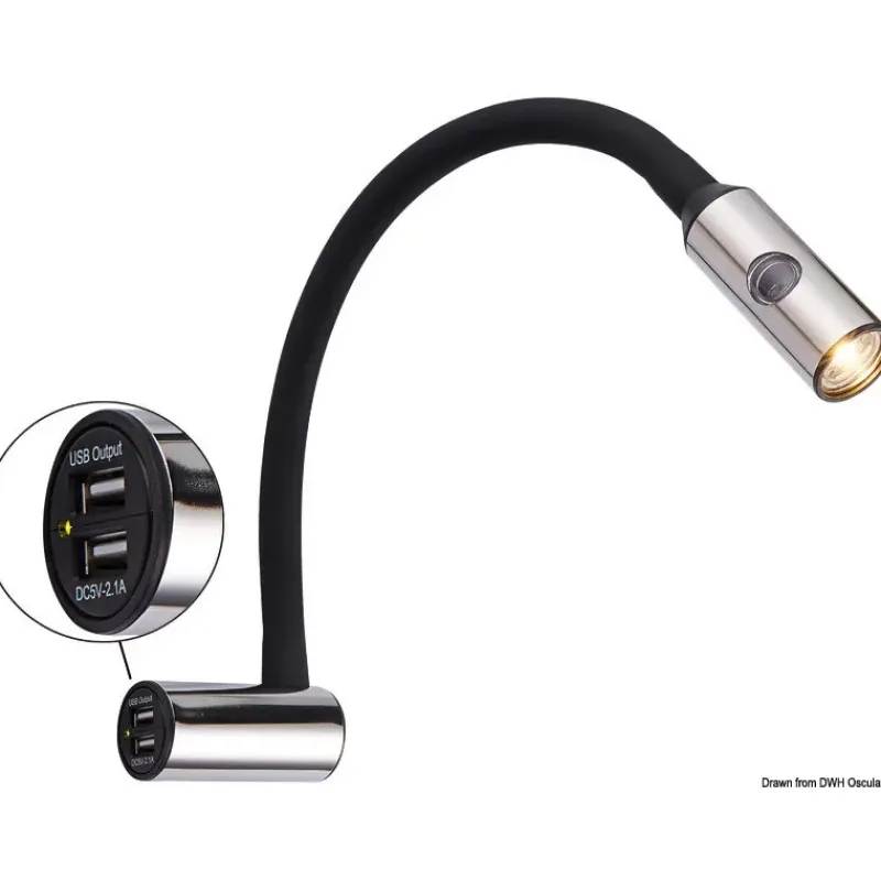 Clearance liseuse LED 12V double USB Eclairage & Lampe·Liseuses Flexible|Eclairage & Lampe·Liseuse Flexible