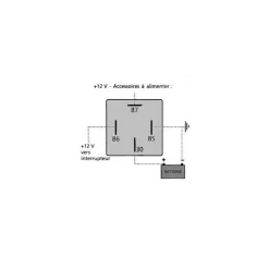 Relais 12 V - 40 A*Shori Outlet