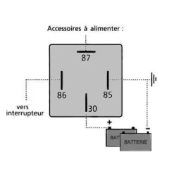 Hot Relais 24 V - 40 A Distribution & Protection·Fusible, Relais Et Disjoncteur Dc|Distribution & Protection·Disjoncteur Et Fusible Dc
