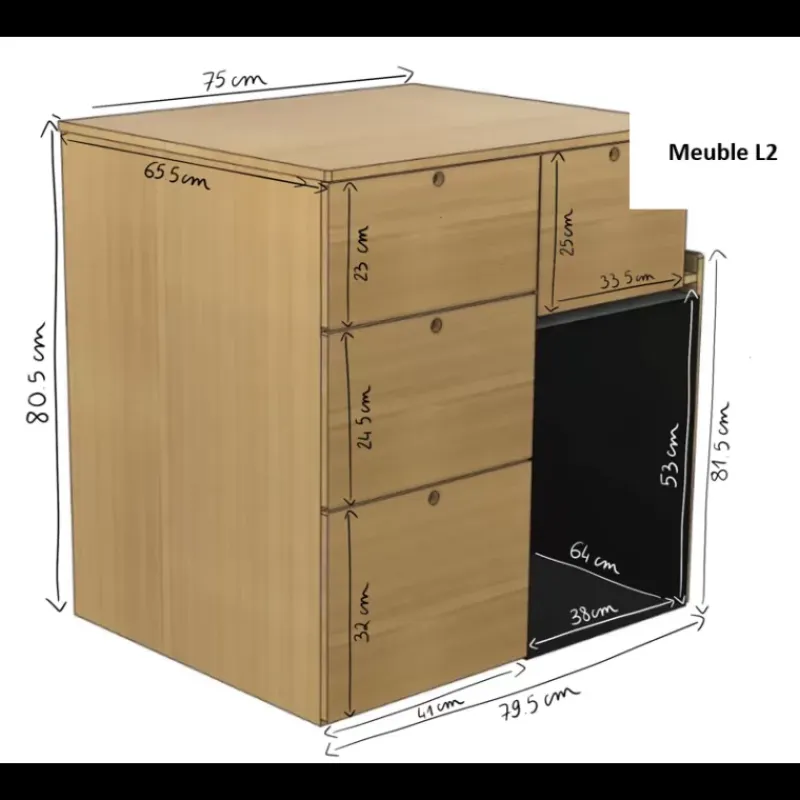 Kit meuble Nomad | Trafic 3*Simple Vans Best