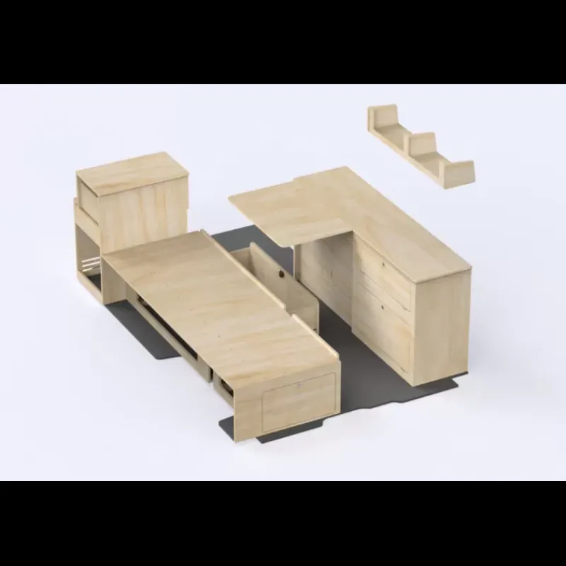 Kit meuble Nomad | Trafic 3*Simple Vans Best