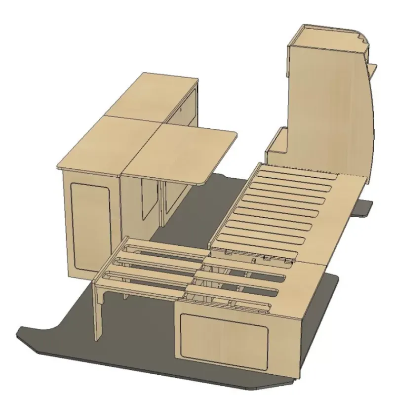 Kit meuble Roamer | Jumpy/Expert 3*Simple Vans Clearance