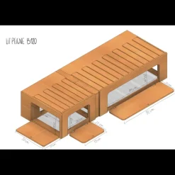 Lit Peigne Standard - B120*Simple Vans Outlet