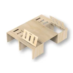 Clearance Lit Salon Queen PLUS Ameublement & Quincaillerie Intérieure·Meuble Bois Individuel