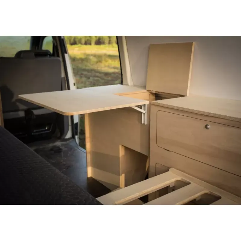 Best Meuble latéral + table | VW T5/T6 Vw T5 / T6|Ameublement & Quincaillerie Intérieure·Meuble Bois Individuel