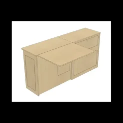 New Meuble latéral + Table XL | Jumpy/Expert 3 Citroën Jumpy / Peugeot Expert / Toyota Proace|Ameublement & Quincaillerie Intérieure·Meuble Bois Individuel