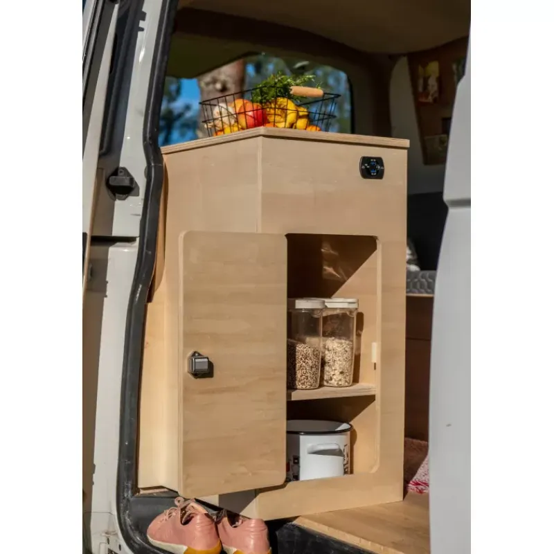 New Meuble latéral + Table XL | Jumpy/Expert 3 Citroën Jumpy / Peugeot Expert / Toyota Proace|Ameublement & Quincaillerie Intérieure·Meuble Bois Individuel