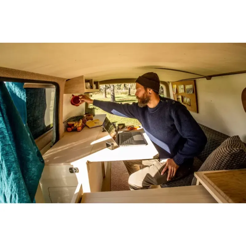 Meuble latéral avec table XL | VW T5/T6*Simple Vans