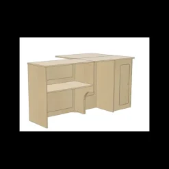 Meuble latéral XL avec table | Trafic 3*Simple Vans New