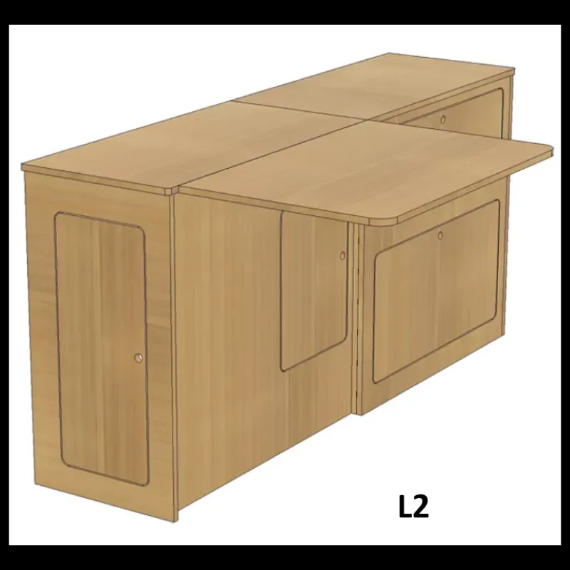 Outlet Meuble latéral + table | Universel Ford Transit|Mercedes Vito / Viano