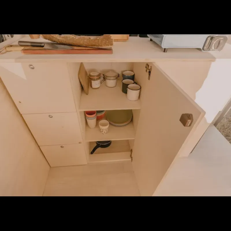 New Petite unité cuisine porte PLUS Ameublement & Quincaillerie Intérieure·Meuble Bois Individuel