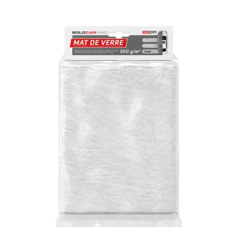Online SOLOCAR Mat de verre 300g/m² Produits & Matériel D'Entretien·Entretien, Réparation Carrosserie|Produits De Réparation·Résine Polyester, Époxy & Gelcoat