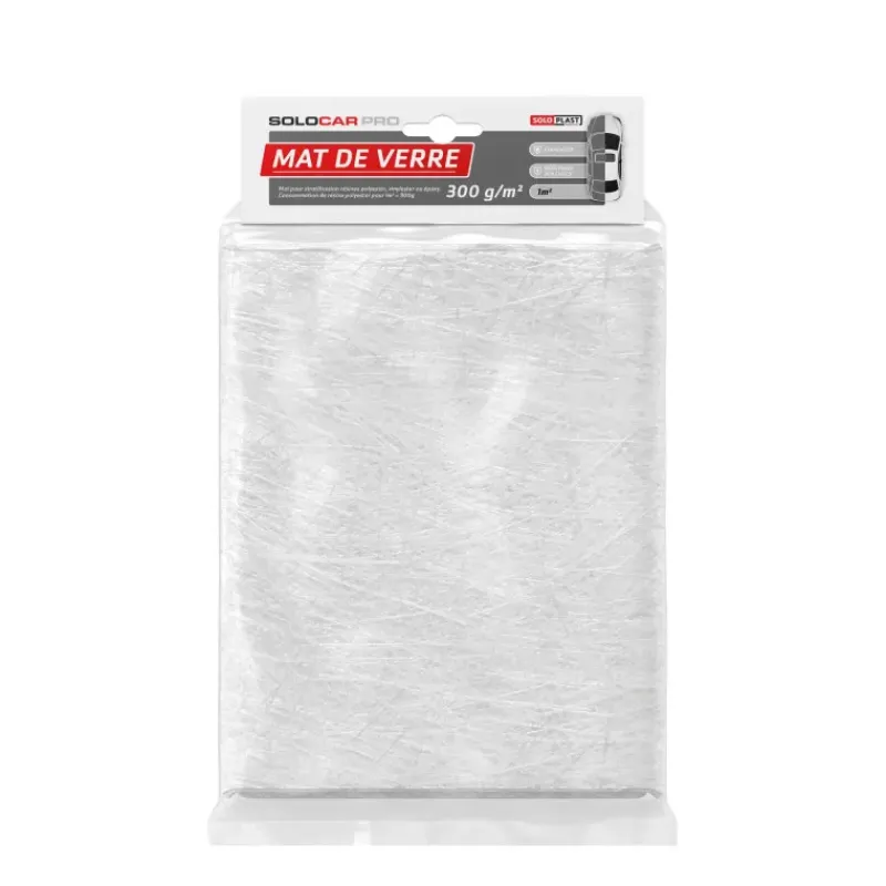 Online SOLOCAR Mat de verre 300g/m² Produits & Matériel D'Entretien·Entretien, Réparation Carrosserie|Produits De Réparation·Résine Polyester, Époxy & Gelcoat