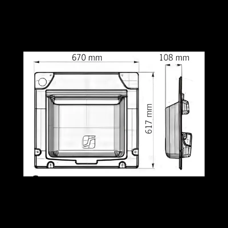 Habillage de porte arrière vide poche | Ducato X290*Soltherm Sale