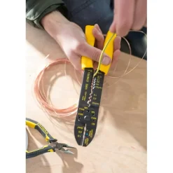 Clearance Pince à sertir et à dénuder 220 mm Outillage·Outils|Distribution & Protection·Cosse Et Connexion Électrique
