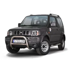 Pare-buffle avec barre transversale | Jimny 3 phase 2*STEELER Discount