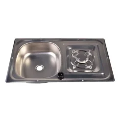 Discount Combiné 1 feu 600 x 350 mm Appareil De Cuisson Intérieur·Combiné Évier Gaz|Cuisson Intérieure, Réchaud Et Réchaud-Four·Réchaud Évier Gaz Combiné