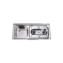 Sale Combiné 2 feux 900 x 420 mm Appareil De Cuisson Intérieur·Combiné Évier Gaz|Cuisson Intérieure, Réchaud Et Réchaud-Four·Réchaud Évier Gaz Combiné